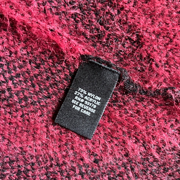 Long, fuzzy Curations open front cardigan, duster. 1X - Picture 8 of 10